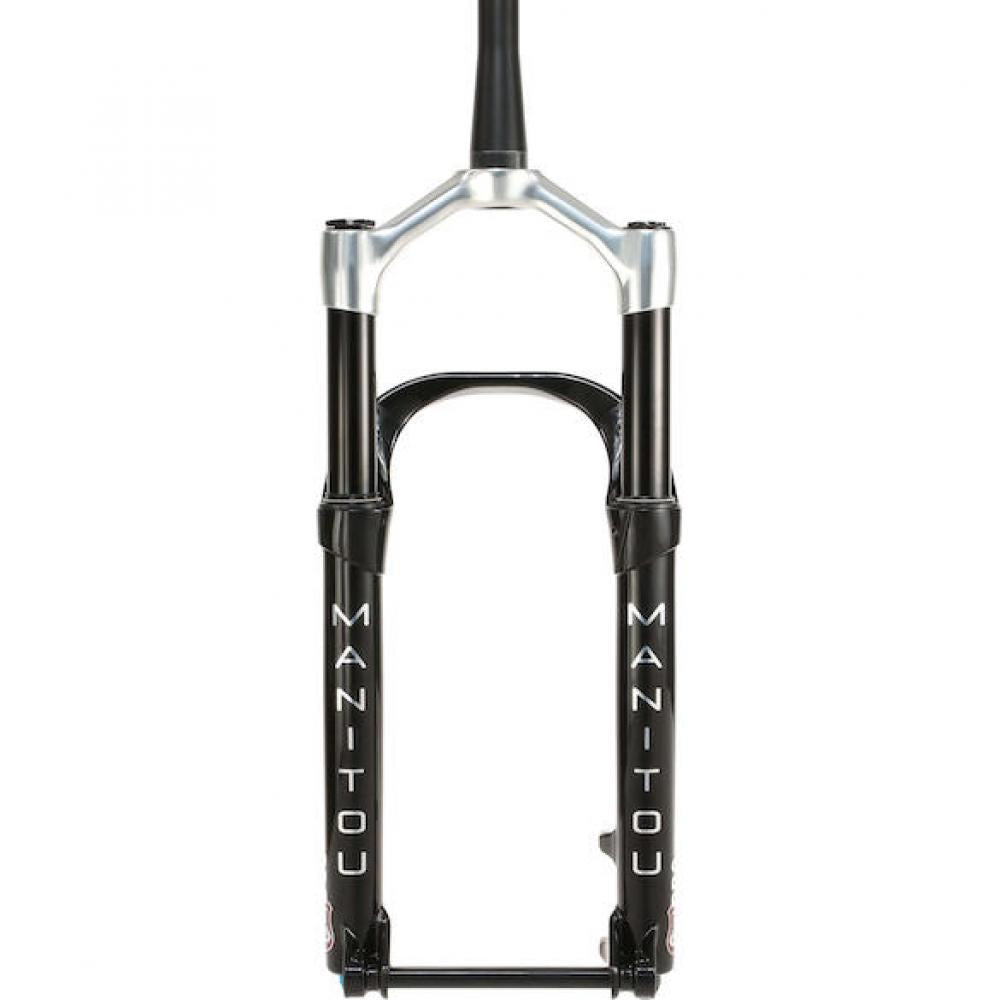 Manitou Federgabel Mastodon Pro Gen. 3 100 mm Mattschwarz/silber - steife Fatbike-Gabel für anspruchsvolle Trails