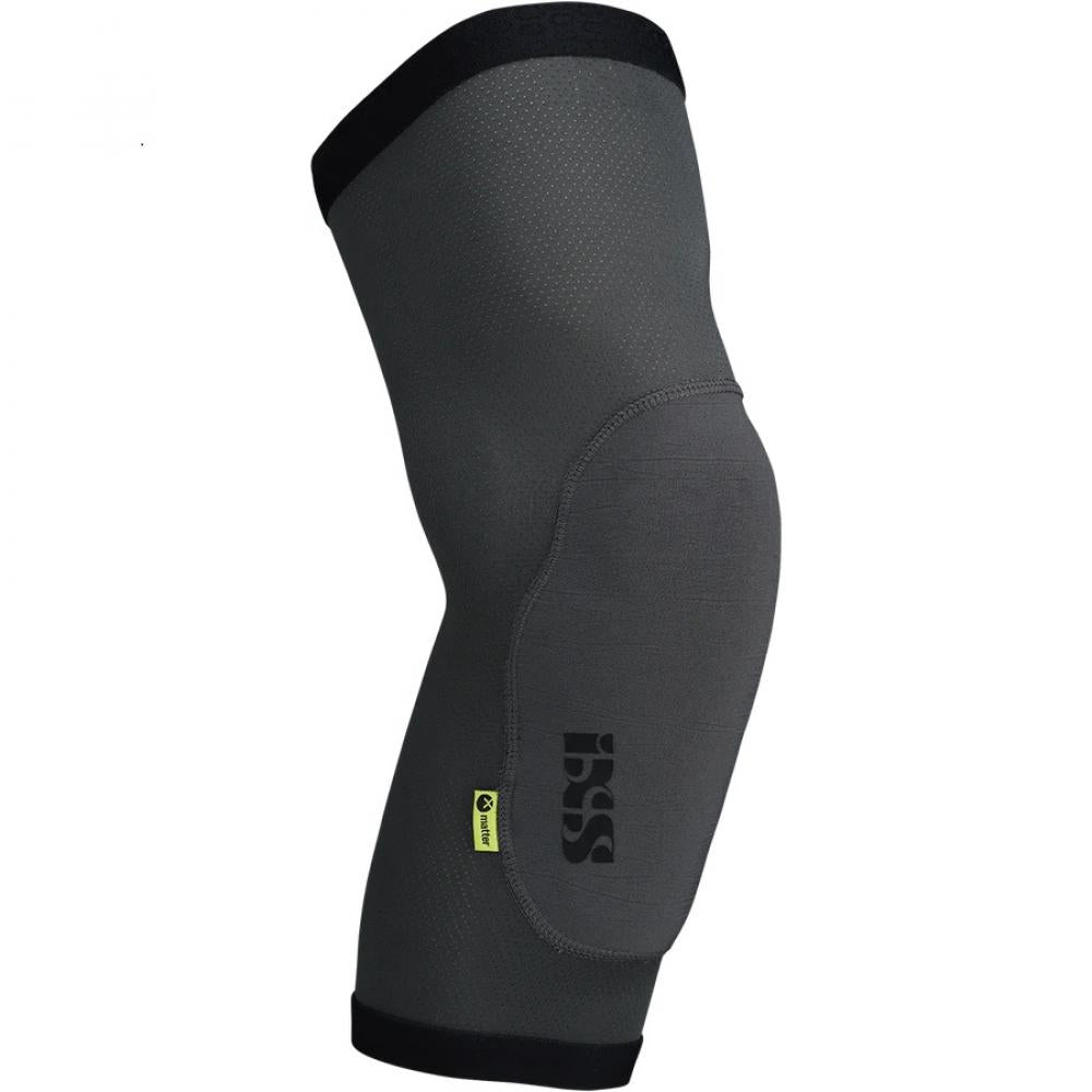 IXS Sports Division iXS Flow Light Knee Guard XS grey - leichter Knieschoner mit Xmatter Schutz
