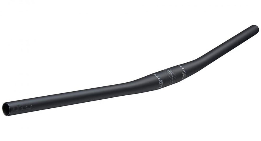 Ritchey WCS 2X Flat Fahrradlenker, mattschwarz, aus 7050 Aluminium, 740mm breit, 9° Backsweep.