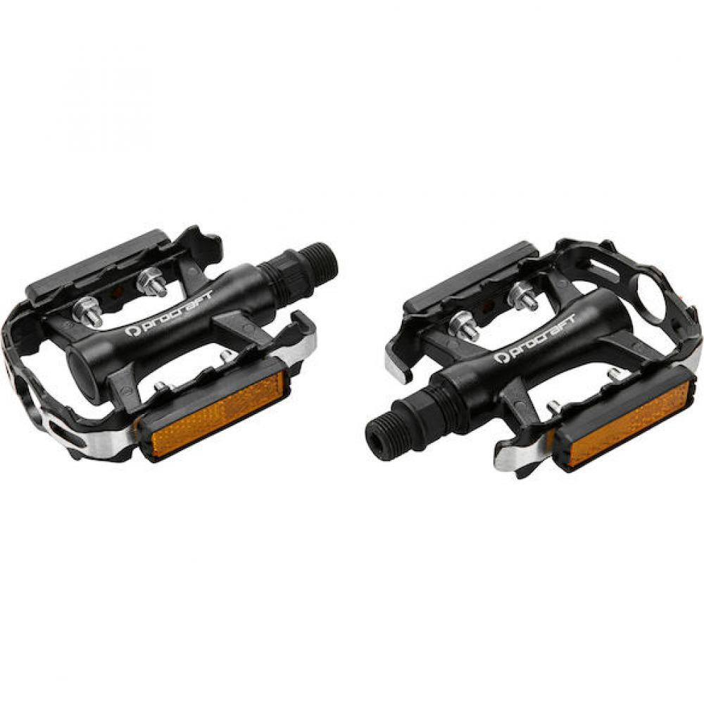 Procraft Pedale Elite Standardgröße schwarz - präzise, robuste Fahrradpedale