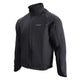 CHIBA Rainjacket - wasserdichte, atmungsaktive Rad-Regenjacke schwarz 3XL