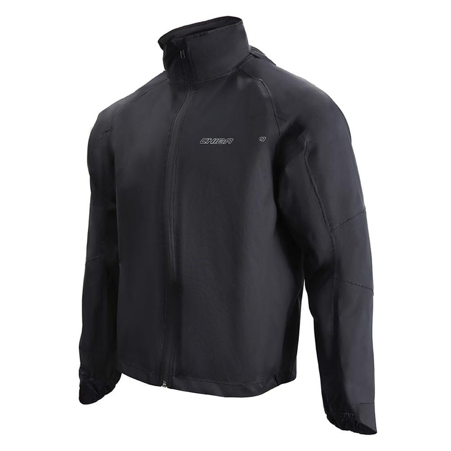 CHIBA Rainjacket - wasserdichte, atmungsaktive Rad-Regenjacke schwarz 3XL
