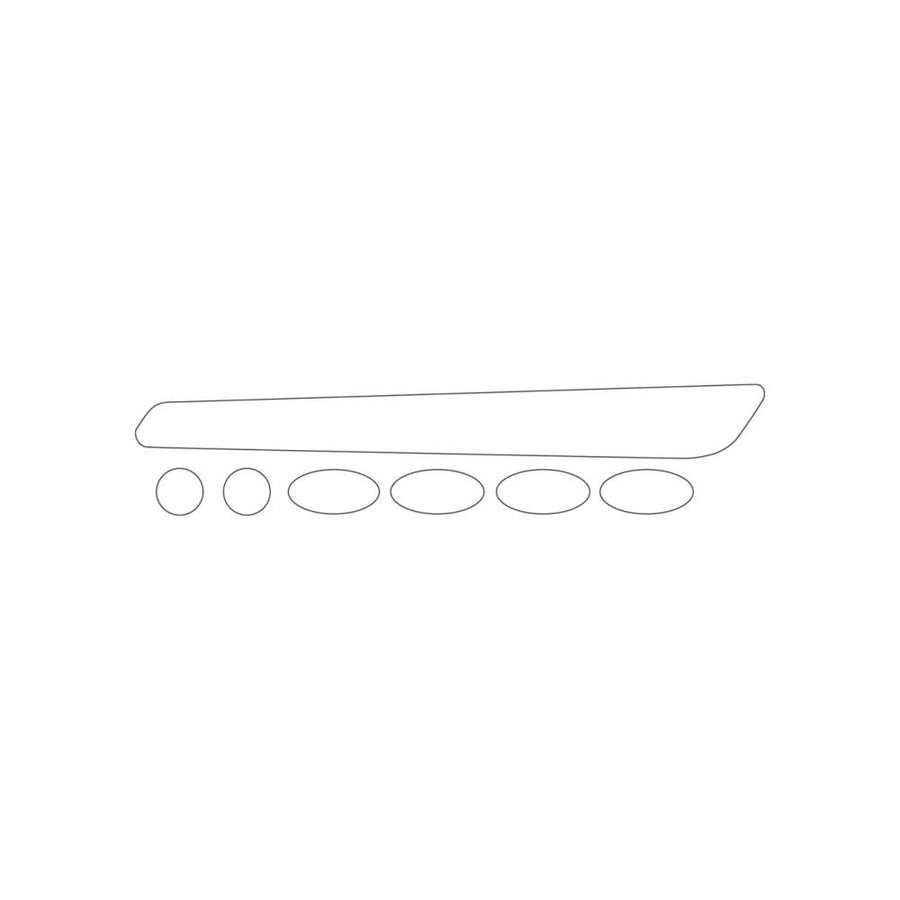 BBB Cycling BBB Rahmenschutz BikeSkin transparant One Size transparent - zuverlässiger Schutz für deinen Rahmen