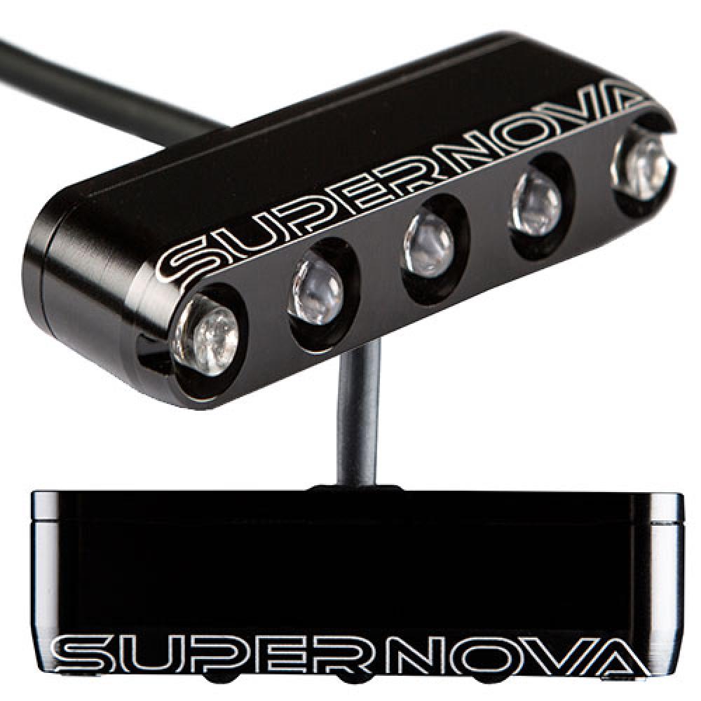 Supernova M99-E6 Tail Light Rückleuchte 12 V, Bremslichtmodus, schwarz - maximale Sichtbarkeit fürs E-Bike