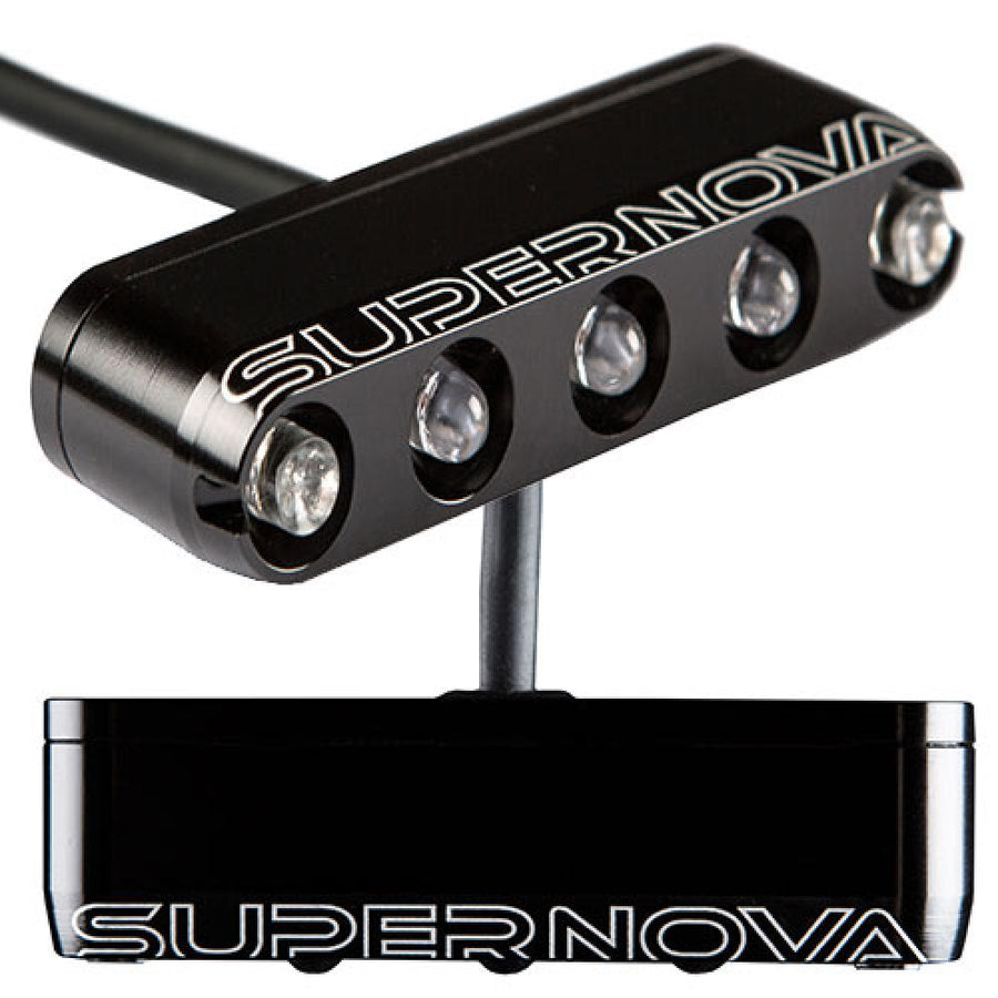 Supernova M99-E6 Tail Light Rückleuchte 12 V, Bremslichtmodus, schwarz - maximale Sichtbarkeit fürs E-Bike