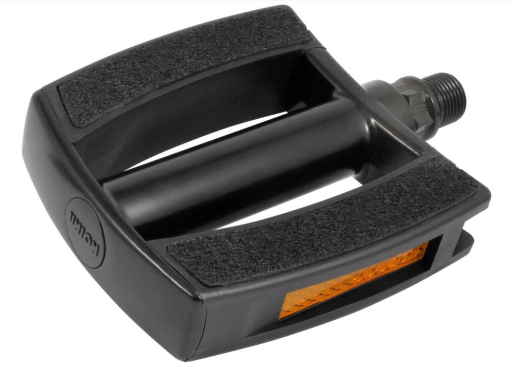 Pedale Trekking Alu/pp E-bike Schwarz Sandblock