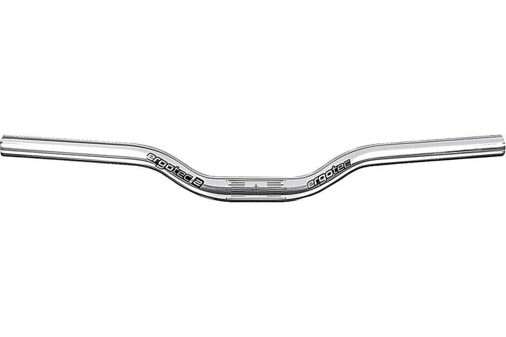 Ergotec Bügel Fixie Riser Bar Ø 25,4 mm 500 mm Höhe 30 mm 5° silber poliert