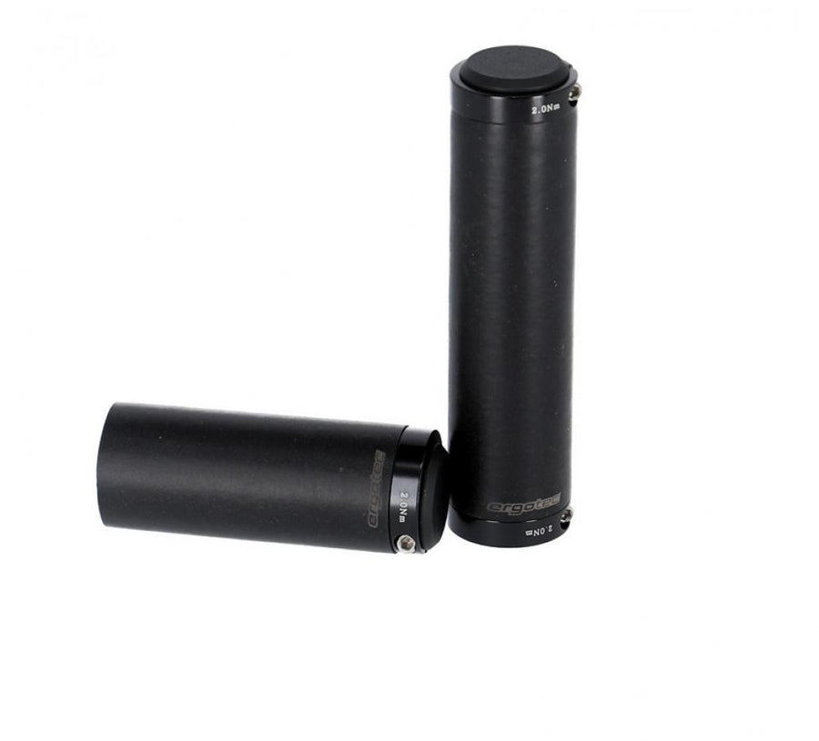 Ergotec MTB-ATB-Griffe Bilbao Silicon/Alu, 130/90mm per Paar schwarz