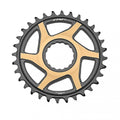TRP Kettenblatt EVO 12 CR-M9050 1x 30T Schwarz/Gold - präzise Performance für moderne Antriebe