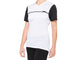100% Ridecamp Womens Short Sleeve Jersey L white/black - atmungsaktives MTB-Trikot für lange Trail-Tage