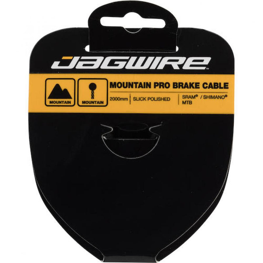 Jagwire Bremszug Mountain Pro Pro-Slick poliert 1,5 x 2000 mm - Minimale Reibung, maximale Performance