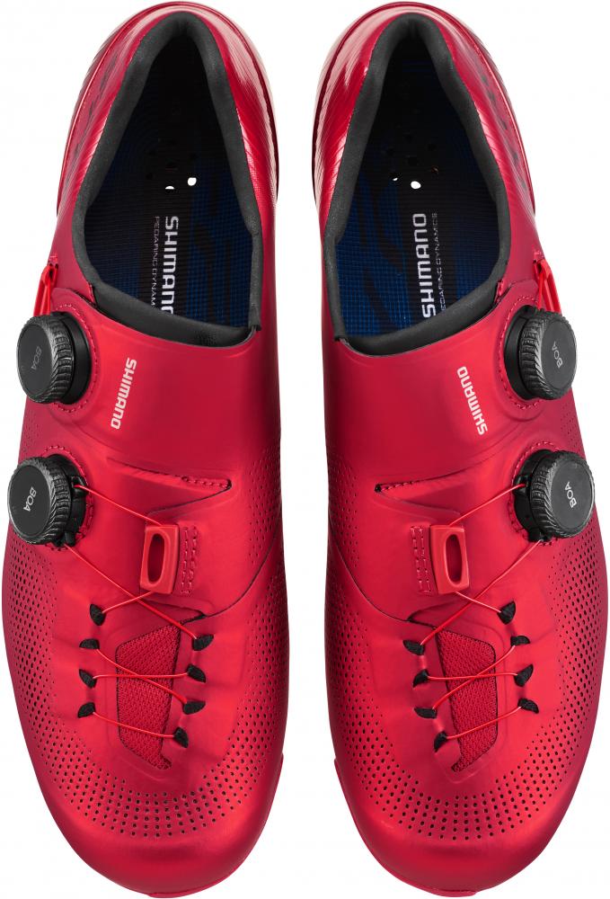 SHIMANO SHIMANO Fahrradschuhe RC903 Damen/Herren Road SPD-SL Fahrradschuhe - 46, Rot