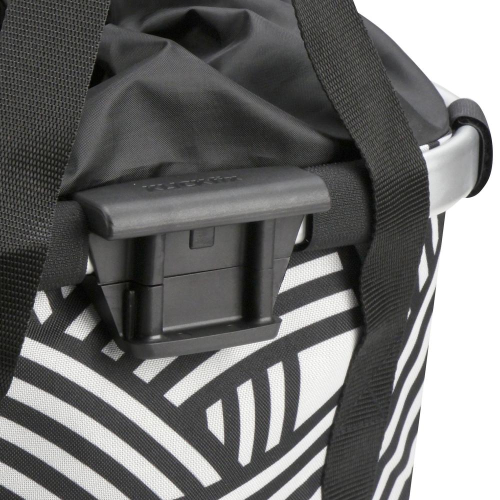 KLICKfix Fahrradkorb Fahrradtasche Bikebasket Reisenthel zebra 28x26x35 cm
