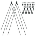 SKS Bluemels Basic Ersatzstreben-Set 26/28 Zoll schwarz  robustes Schutzblech-Zubehör mit ASR-Sicherheitssystem für Fahrräder