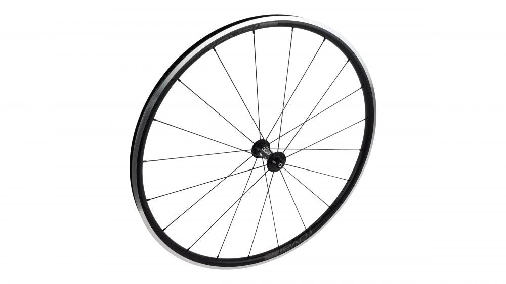 FRONT WHL SLX 350 - Felge - 700C FRONT ALLOY QR 9X100M RIM BRAKE 24H - BLACK W/ CHARCOAL DCL - Laufrad