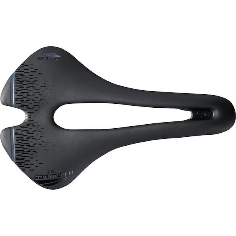 Selle San Marco Sattel Aspide Short Racing 155 x 250 mm Schwarz - kurzer Performance-Rennradsattel