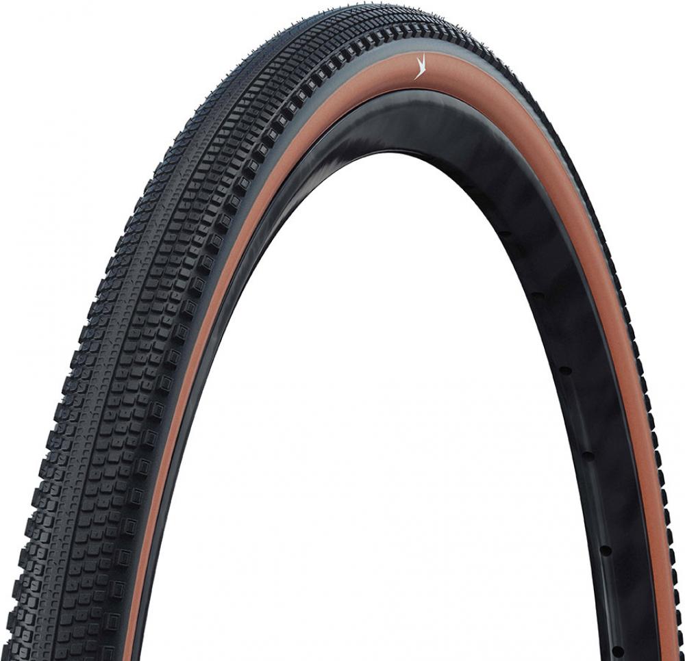 Schwalbe G-ONE COMP Active Line 28 Zoll (40-622) Schwarz/Bronze - vielseitiger Gravel- und Urban-Drahtreifen - Fahrradreifen