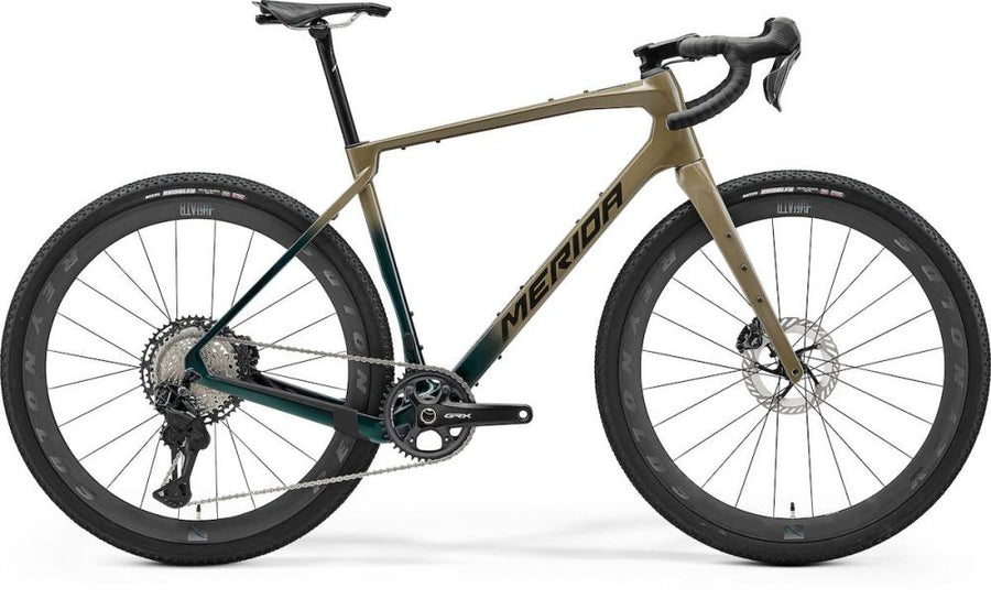 Merida SILEX 9000 halo green fade S grün - vielseitiges Gravelbike für Abenteuer