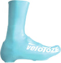 VeloToze Überschuh 2.0 lang blau XL - wasserdichter Überschuh für kalte Rennrad-Tage