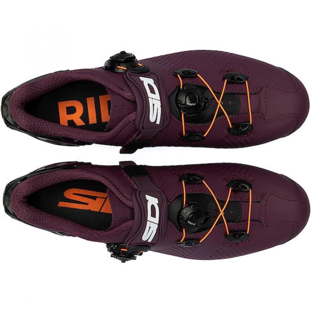 Sidi ROAD Wire 2S wine 44,5 weinrot - steifer Rennradschuh mit Carbonsohle