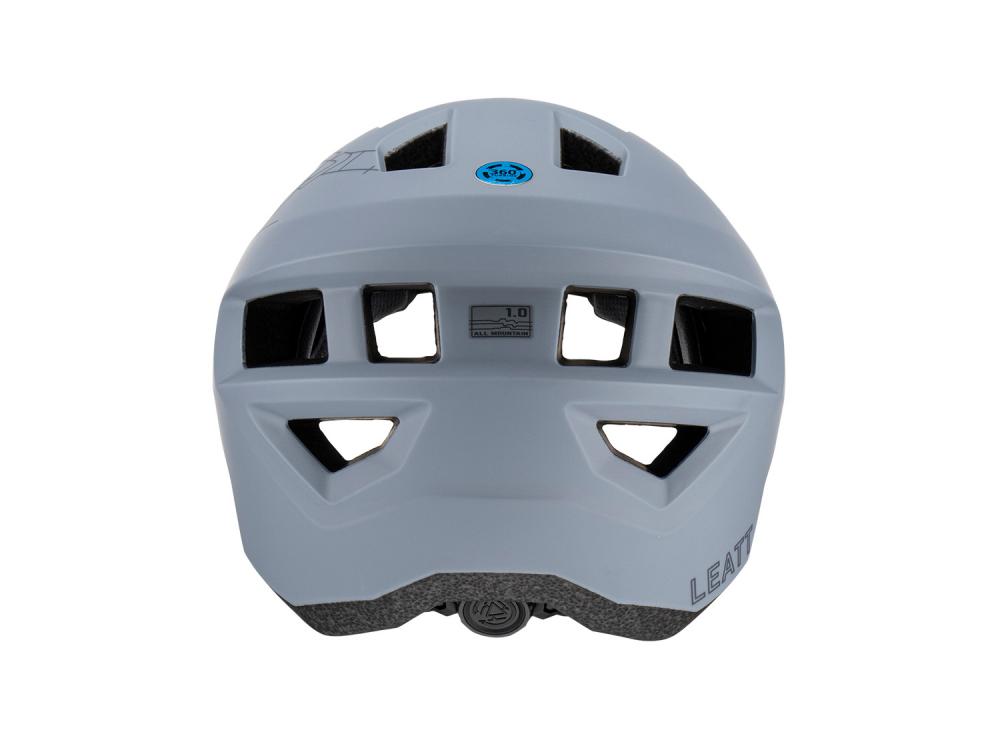 Leatt Fahrradhelm MTB All Mountain 1.0 Titanium L Frontansicht