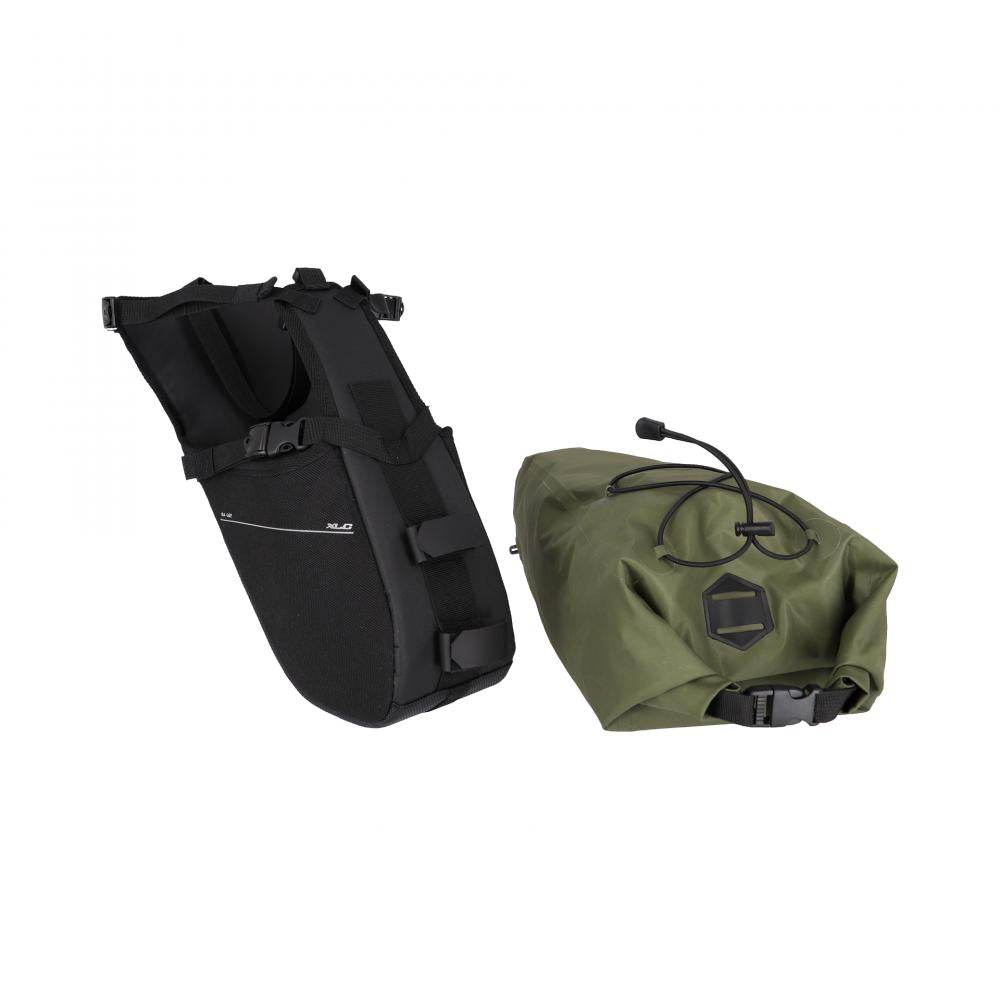 XLC Satteltasche BA-G02 schwarz grün 15 Liter Volumen