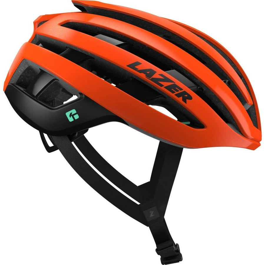LAZER Helm Z1 KinetiCore Road Flash Orange M 55-59 cm - leichter Aero-Rennradhelm