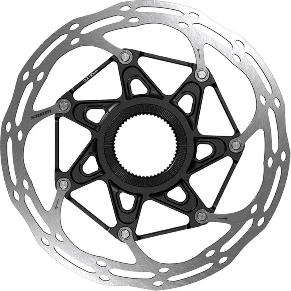 SRAM Centerline X Rounded 160mm Centerlock 2-teilig Bremsscheibe für leise, konstante Bremsleistung.