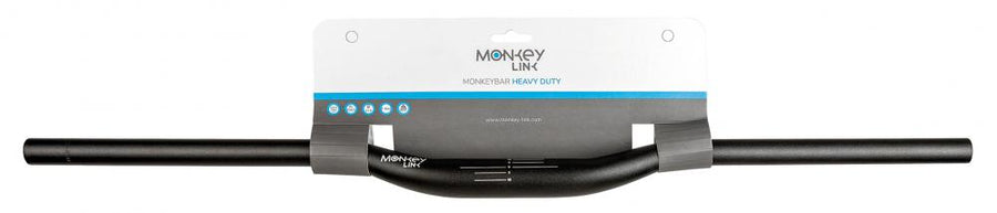 MonkeyLink MonkeyBar Heavy Duty Lenker, Aluminium, 760 mm Breite, 31,8 mm Klemmung, 25 mm Rise, 5° Backsweep, 9° Upsweep, E-Bike zugelassen, bis 150 kg belastbar