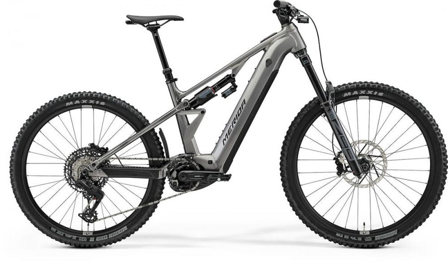 Merida eONE-EIGHTY 700 E-MTB Fully - Größe XS - gunmetal grey-black - 800 Wh - Bosch Performance Line CX - 180 Millimeter Federweg