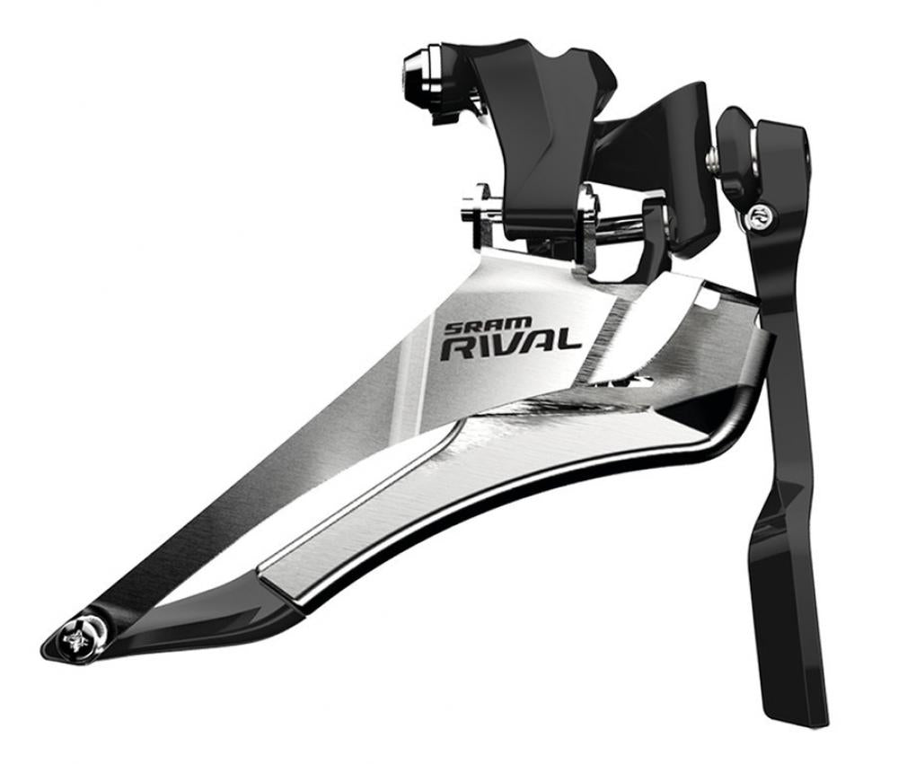 SRAM Umwerfer Rival 22 Yaw Anlöt mit Kettenfänger - präzise 2x11-Rennrad-Schaltperformance