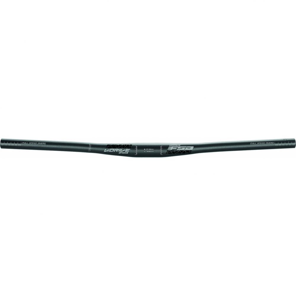 FSA V-Drive Flat Lenker 31,8 x 740 mm Schwarz - Leichter Aluminium-Flatbar