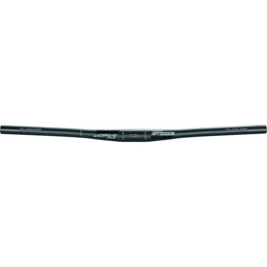 FSA V-Drive Flat Lenker 31,8 x 740 mm Schwarz - Leichter Aluminium-Flatbar