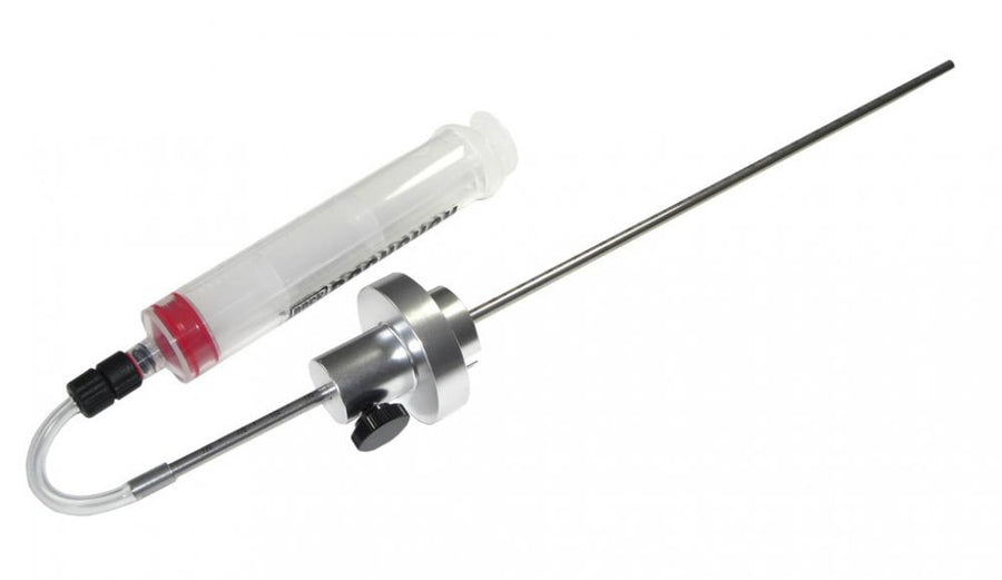 Rockshox Ölstandsmesswerkzeug mit Spritze, Schlauch und langer Messsonde für Reverb/Motion Control Dämpfer.