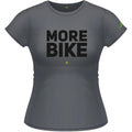 Merida T-Shirt MORE BIKE Edition Damen L Grau - komfortables Bike-Lifestyle Shirt