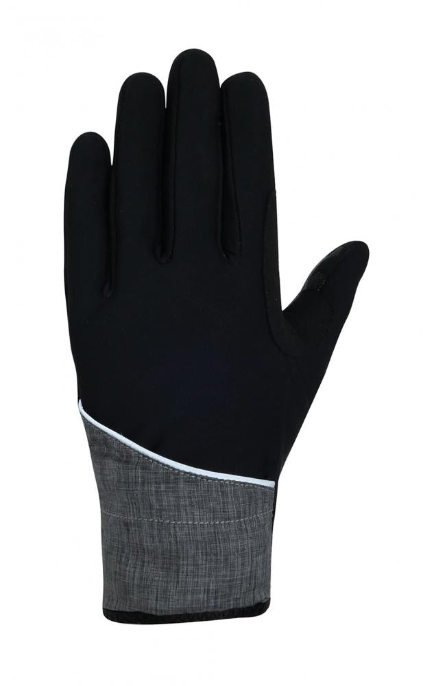 CHIBA Overflap Light - Radhandschuhe XL hellgrau mit Regenüberzug und Touchfunktion