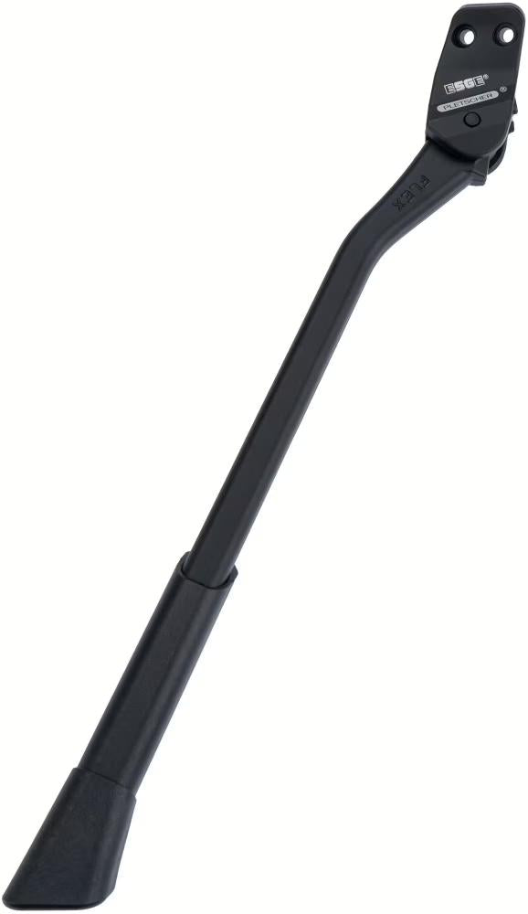Pletscher Hinterbauständer Comp Flex Light 20-29 Zoll - verstellbarer Aluminium-Ständer, 18 mm, mit glasfaserverstärktem Kunststofffuß, pulverbeschichtet, belastbar bis 50 kg, schwarz