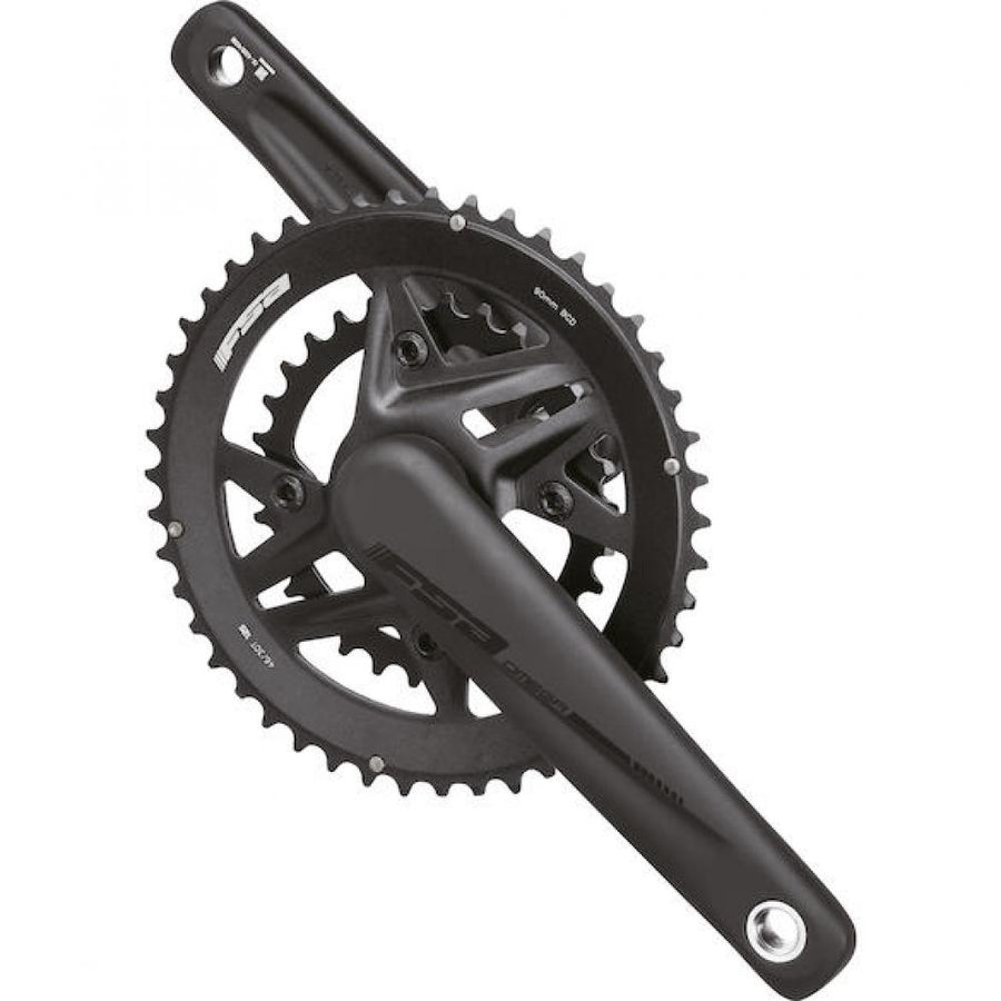 FSA Kurbelgarnitur Omega MegaExo 2x 175 mm Schwarz - effiziente Leistung für 2x12-fach