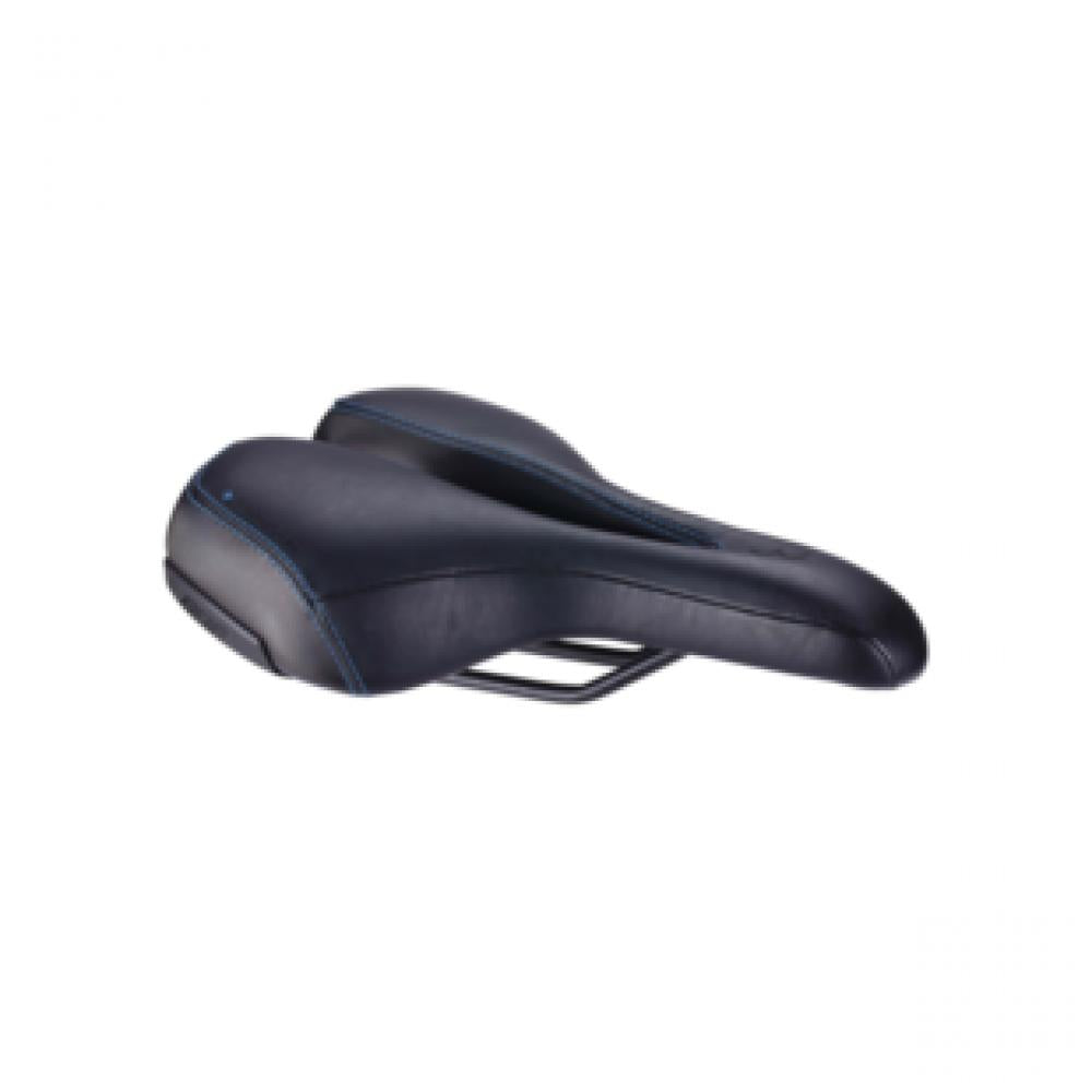 Bbb Sattel Sport Plus Active Leather 185 Schwarz - Komfortabler Sportsattel