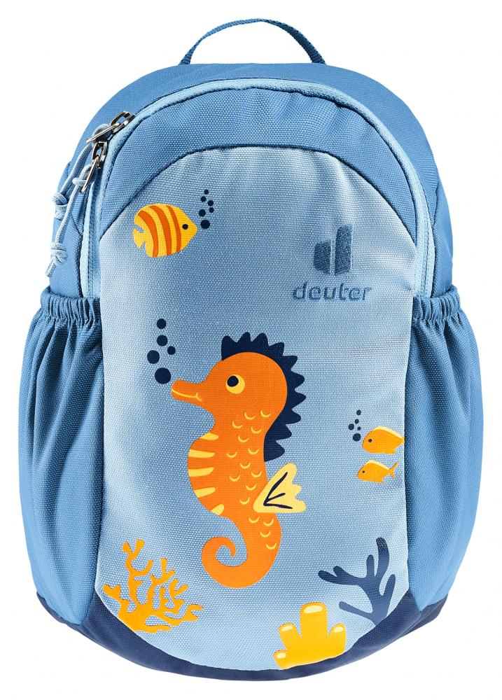 Deuter Pico Kinderrucksack 5 Liter Aqua-Wave - Leicht & bequem für Kinder ab 2 Jahren