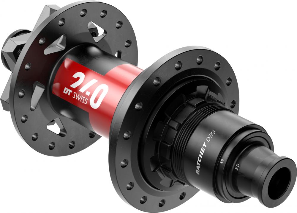 DT Swiss Nabe MTB HR 240 DEG 28 Loch Schwarz - High-Performance-Boost-Nabe mit Ratchet DEG