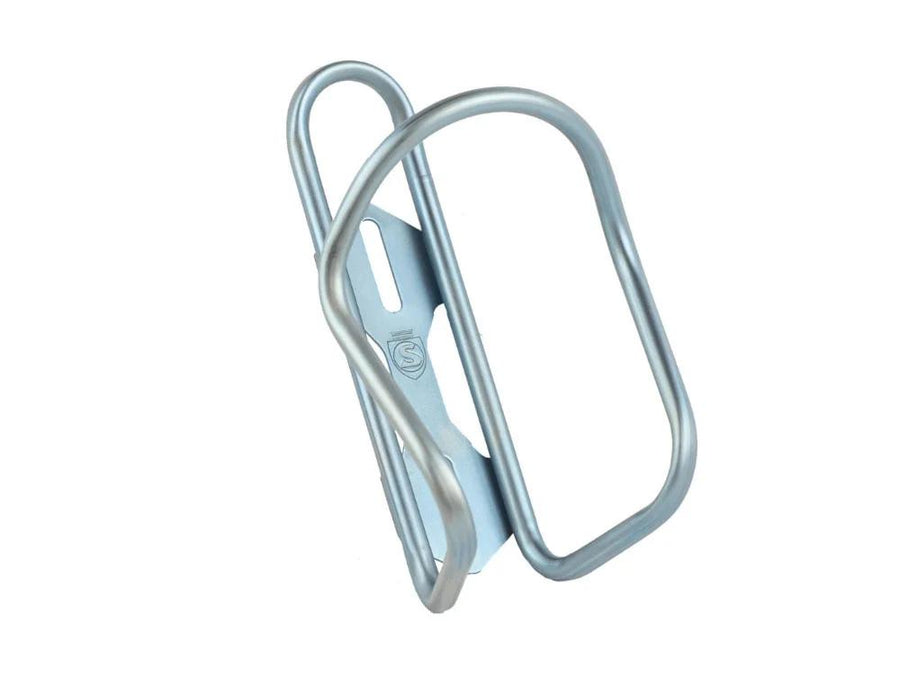 SILCA Sicuro Titan-Flaschenhalter aqua, handgefertigt, lasergeschweißt, 21 mm Längenverstellung, 29 g, zuverlässiger Halt, ideal für Gravel und Touring