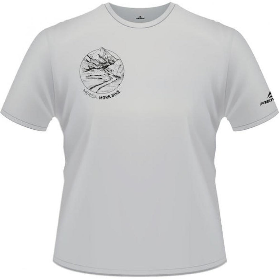 Merida T-Shirt MERIDA Mountain Edition Herren M Grau - atmungsaktives Funktionsshirt