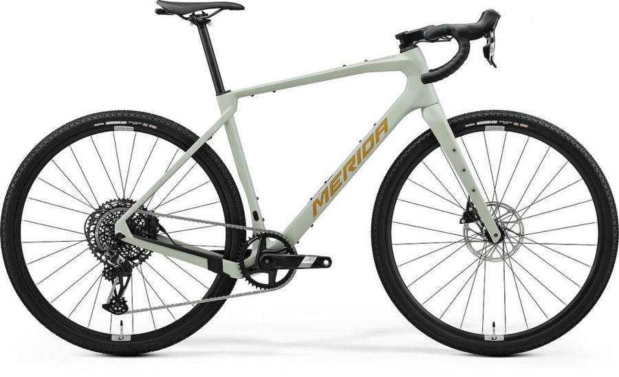 Merida SILEX 5000 silk moss grey (river clay) XL grün - vielseitiges Gravelbike für Abenteuer