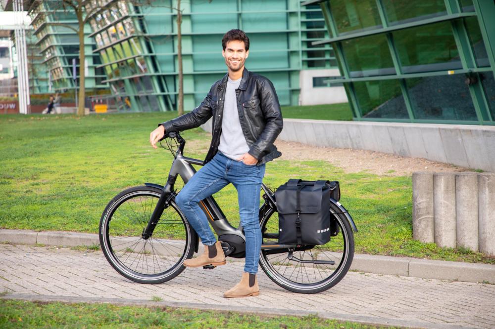 New Looxs Doppelpacktasche Odense Black Black - robuste Gepäckträgertasche für Alltag & E-Bike