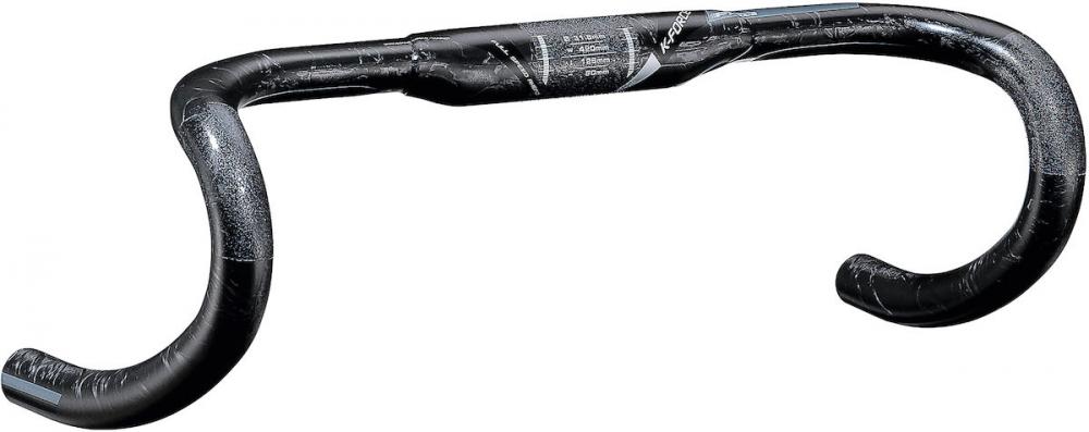 FSA Lenker K-Force Road Compact 31,8 x 440 mm Schwarz - leichter Carbon-Rennradlenker
