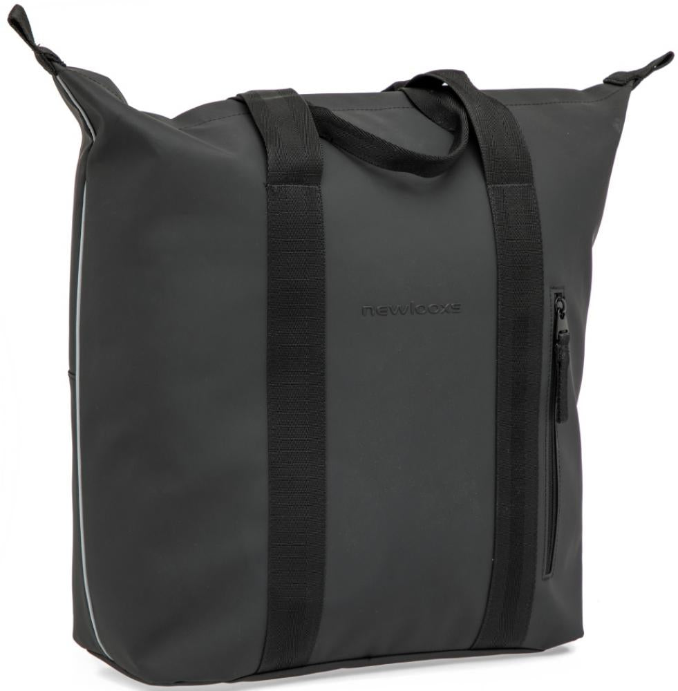 New Looxs Odense Kota Black 18L Black - stylische Fahrrad Einkaufstasche für Alltag und City
