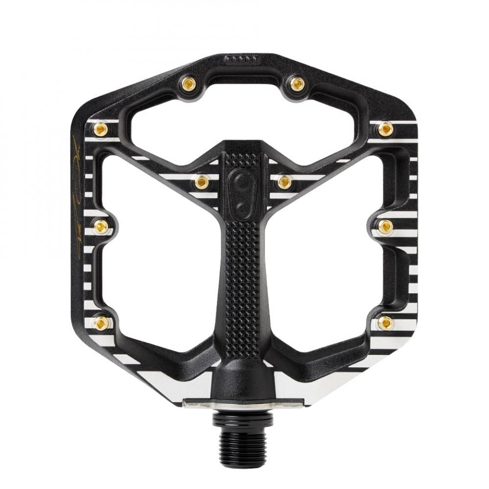 Crankbrothers Stamp 7 Small Plattform-Pedal Fabio Wibmer Signature Edition schwarz-weiß