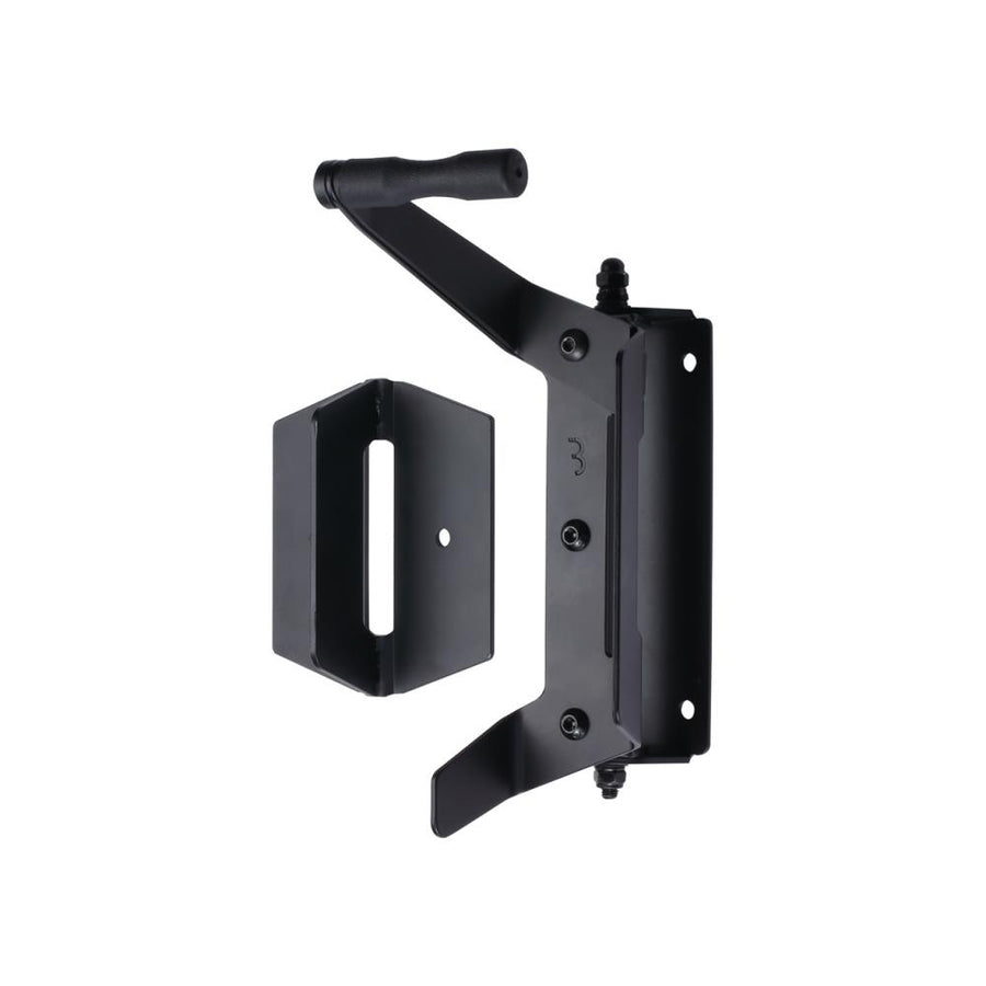 BBB Cycling BBB Fahrradhaken ParkingLot Swivel schwarz [Einheitsgröße] schwarz - platzsparende Fahrradaufbewahrung
