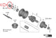 SHIMANO Kontermutter f. FH-U6060 6060 links - präziser Sitz und sichere Fixierung